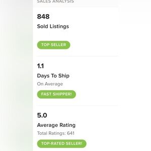 OVER 800 ITEMS SOLD! Five-Star🌟average rating🌟🌟🌟🌟🌟